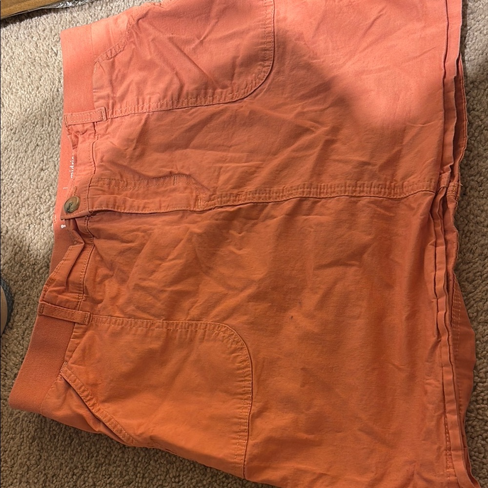 Riders by Lee Orange Mini Skirt